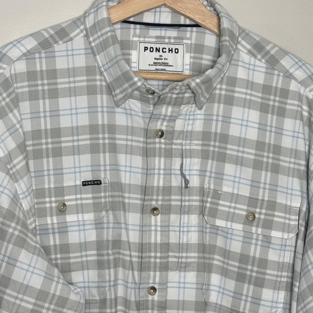 Poncho The Snowcat Utility Style Flannel Men's Sz XL - Picture 4 of 11